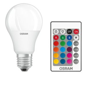 LED žárovka barevná